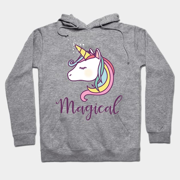 Magical Unicorn Hoodie by artly
